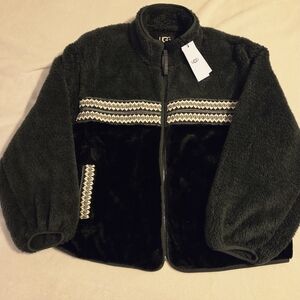 UGG Marlene Heritage Braid Sherpa Jacket